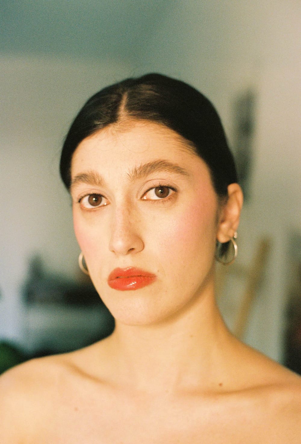 Young women with sad look